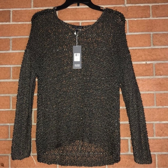 Bronze NEW WITH TAG ELIEEN FISHER🧚🏽KNOTTED OPEN TWIST TOP🧚🏽Size Medium - Picture 5 of 8